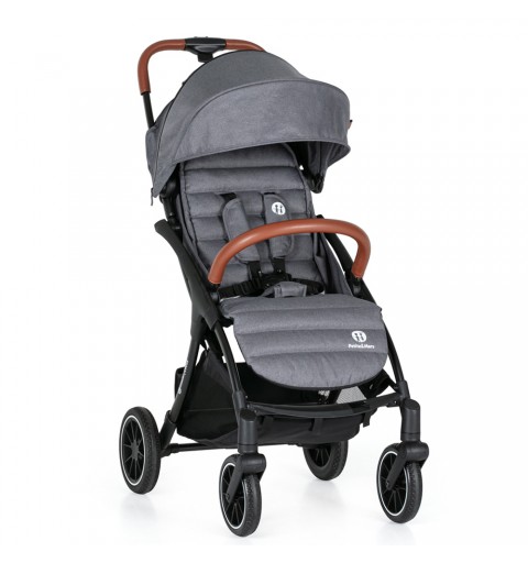 Petite&Mars Cross - lekki wózek spacerowy do 22 kg | Ultimate Grey